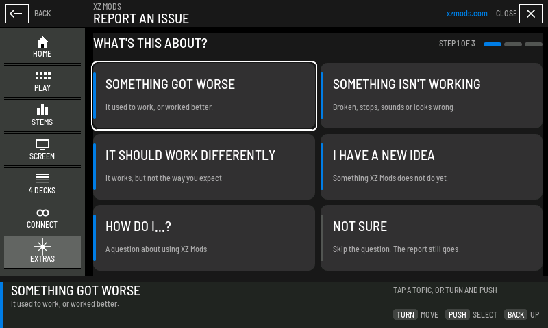 Step 1: what the report is about.