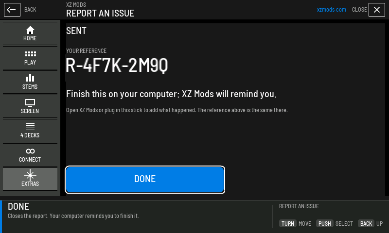SENT: the reference to look for in the XZ Mods app