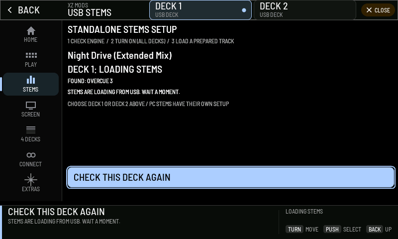 LOADING STEMS