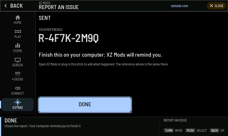 SENT: the reference to look for in the XZ Mods app