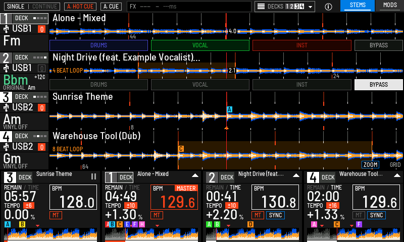 BYPASS on deck 2