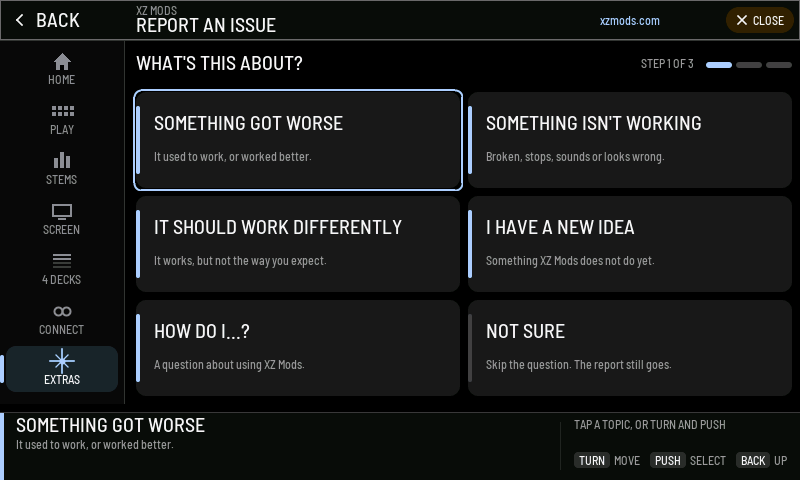 Step 1: what the report is about.