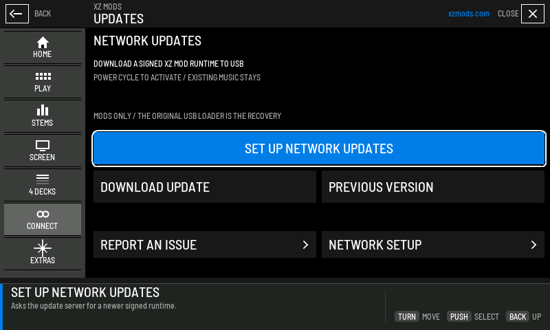UPDATES before the update server has been found.