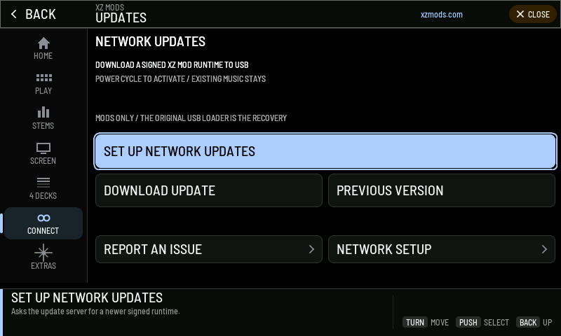 UPDATES before the update server has been found.